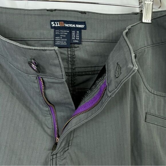 511 Women's Cirrus Pant Size 31 Slate Gray Rip Stop Outdoor Work Pant - Picture 7 of 15